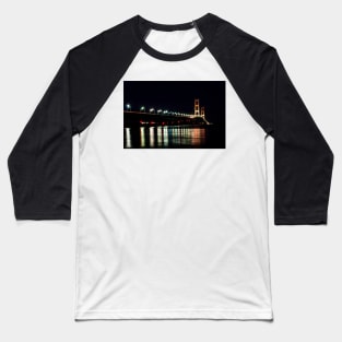 The Mighty Mac at Night Baseball T-Shirt